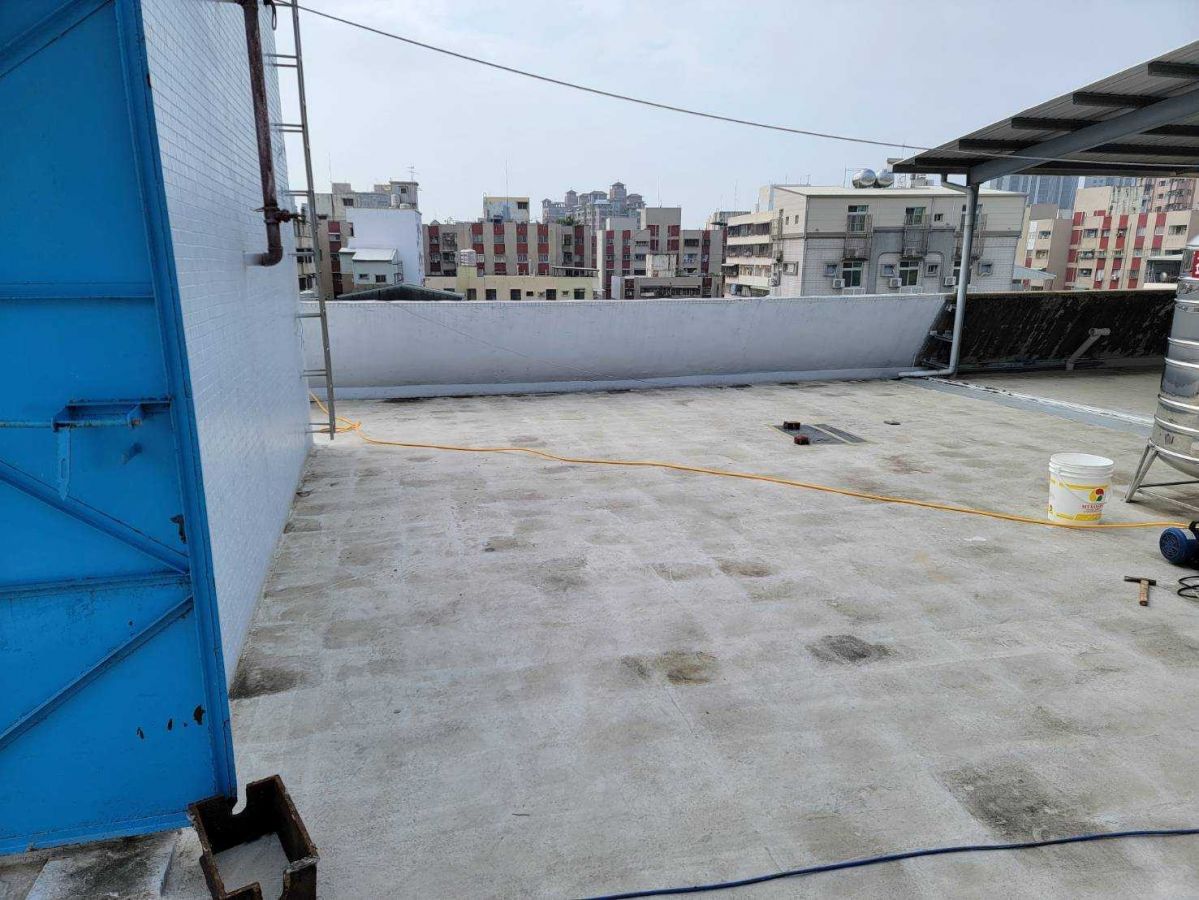 【台南防水工程】樓頂地板防水未施工過程