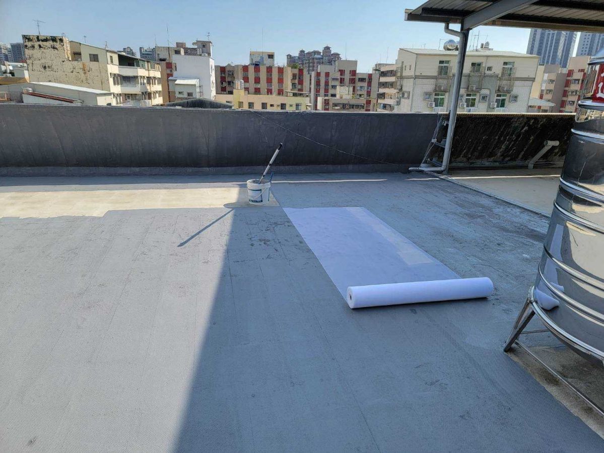 【台南防水工程】樓頂地板防水加強地板拉網